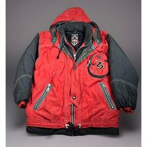 Vintage Magic Venture Ski Snowboard Full Zip/Pockets Jacket Adult Size S